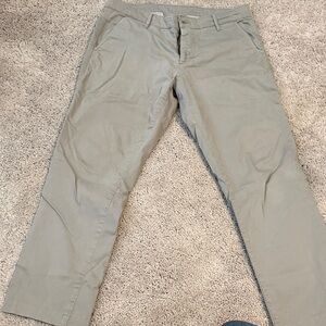AG Adriano Goldschmied Men's Gray khaki Chinos